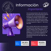 Cambios en aportes a la CCSS para 2026: guía rápida para empleadores