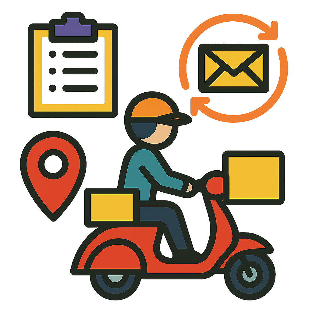 Mensajería y logística tercerizada