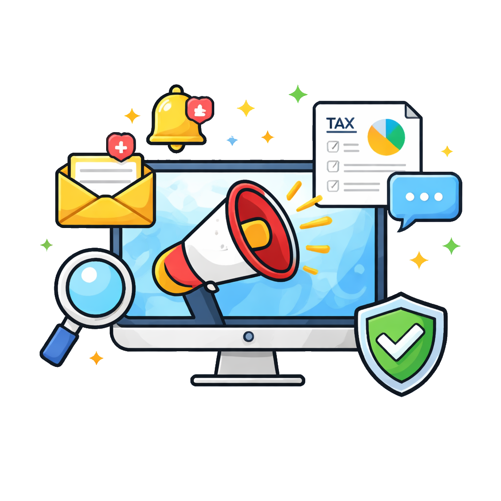 Actualización tributaria y notificaciones