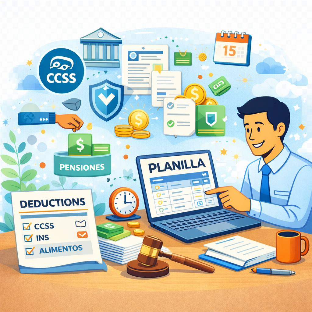 Deducciones, cargas sociales y cumplimiento Laboral